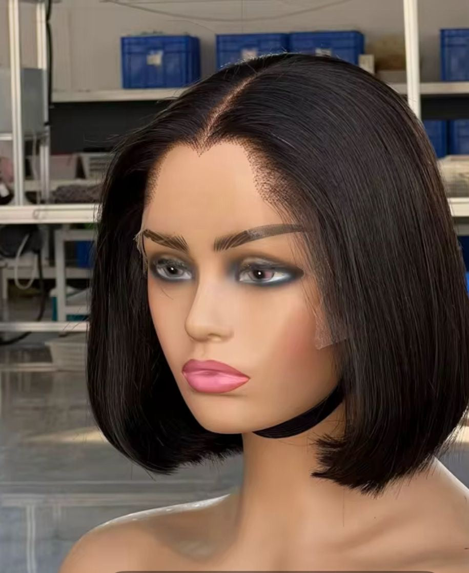 Lagos hairline bob straight human hair 13x4