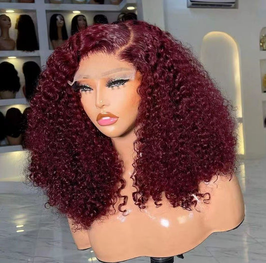 Burgundy water wave 5x5